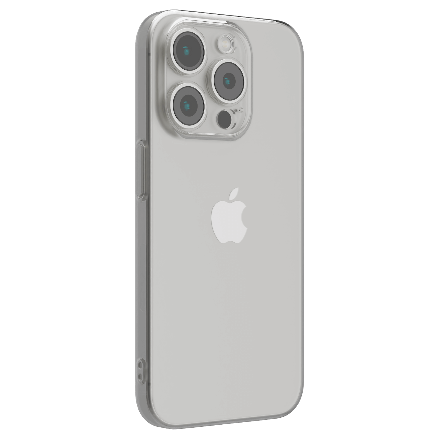 The Āsenaru Airlite Thin Case, a crystal-clear polycarbonate case for iPhone, with a 0.5mm thickness, providing slim and unobtrusive protection.