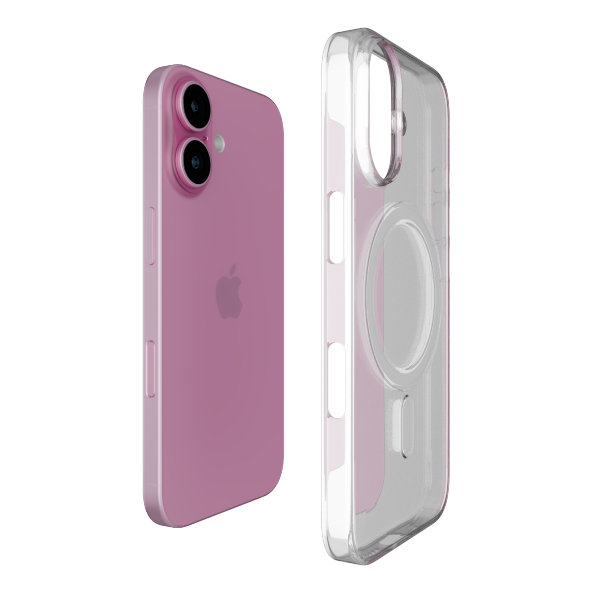 The Āsenaru Airlite Magsafe Thin Case, a crystal-clear polycarbonate case for iPhone, with a 0.5mm thickness, providing slim and unobtrusive protection with magsafe compatibility.