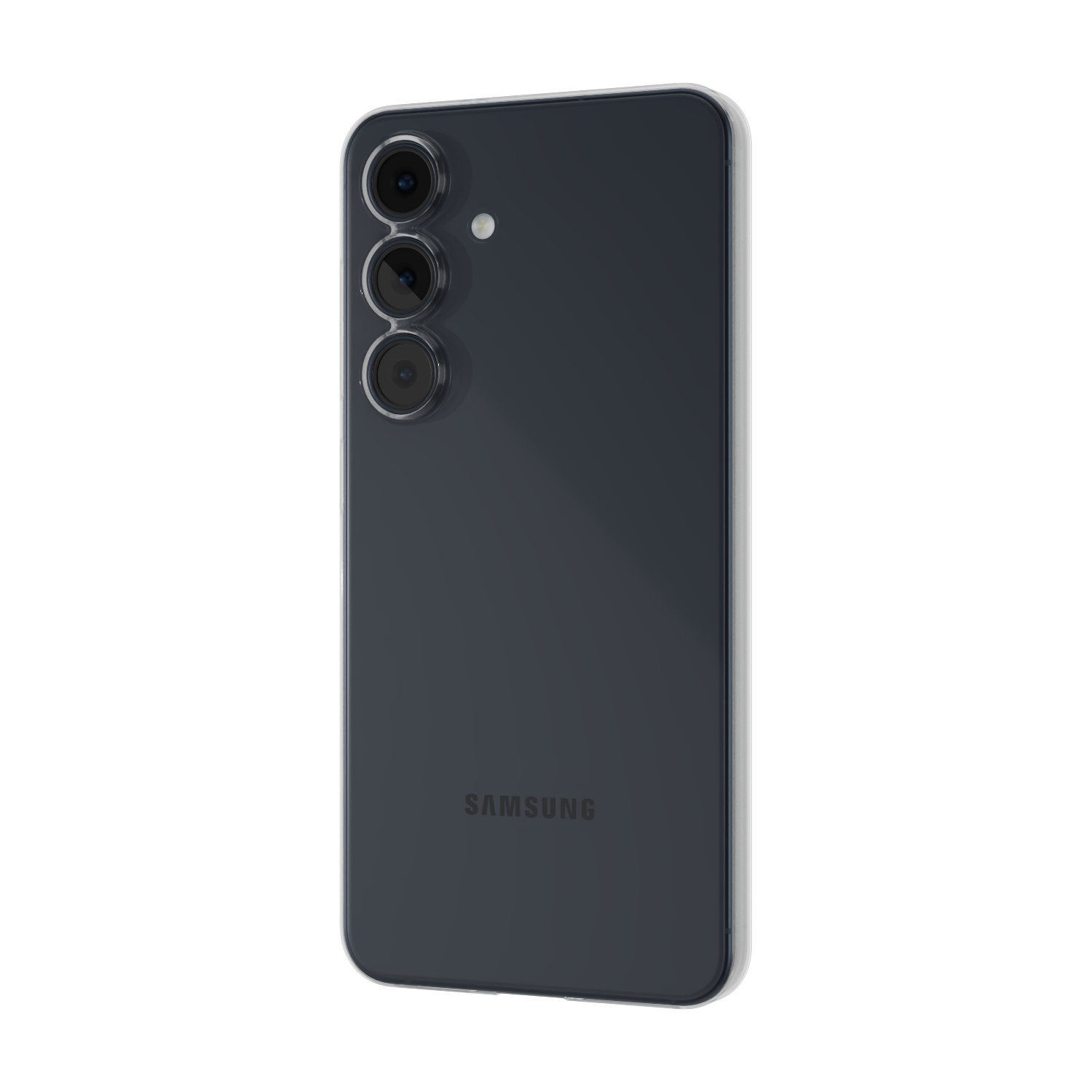 The Āsenaru Signature Super Slim Case, an ultra-thin 0.35mm Galaxy S25 case available in multiple colors, designed to provide sleek, minimalist protection with raised edges around the screen and camera.